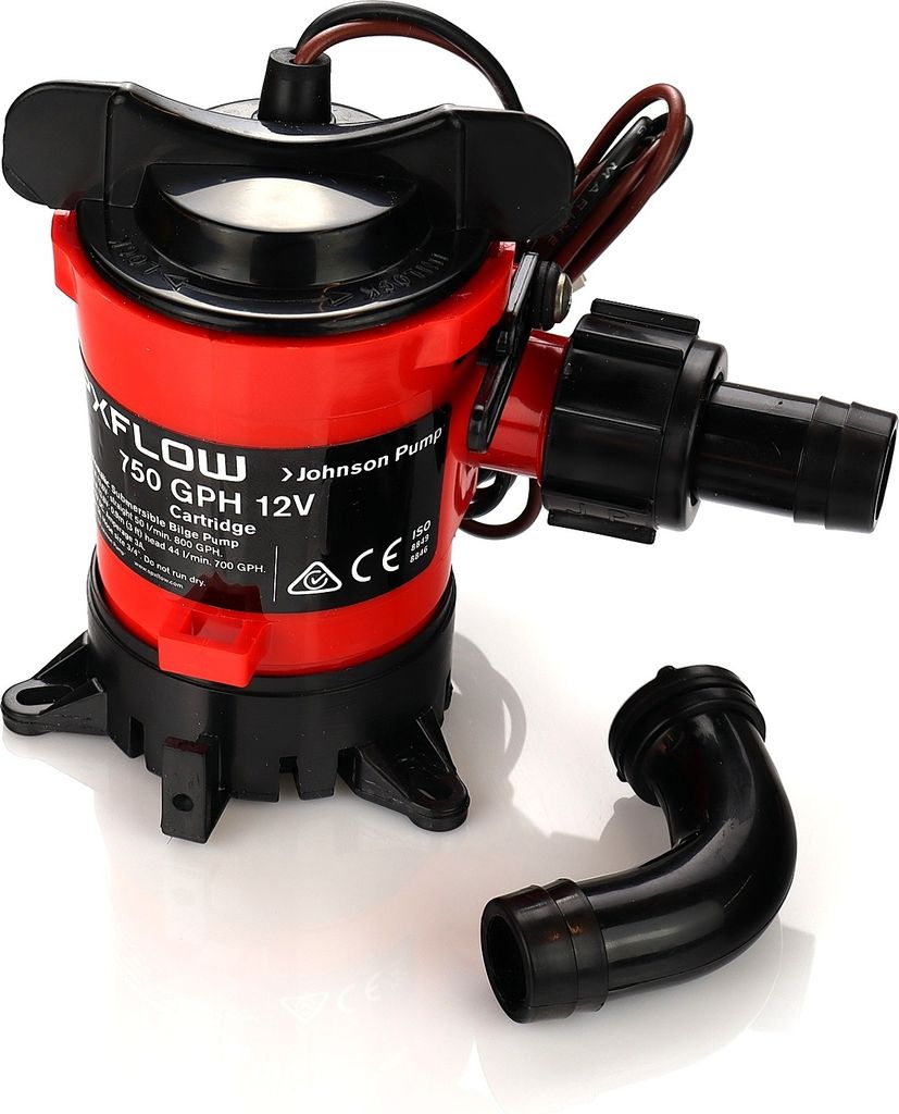 Johnson Pump L-Serie Bilgepumpe 750 GPH 50l/min Produktbild 