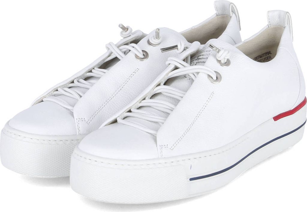 Low Sneaker, 10-Englisch:51/2, Color:weiß Produktbild 