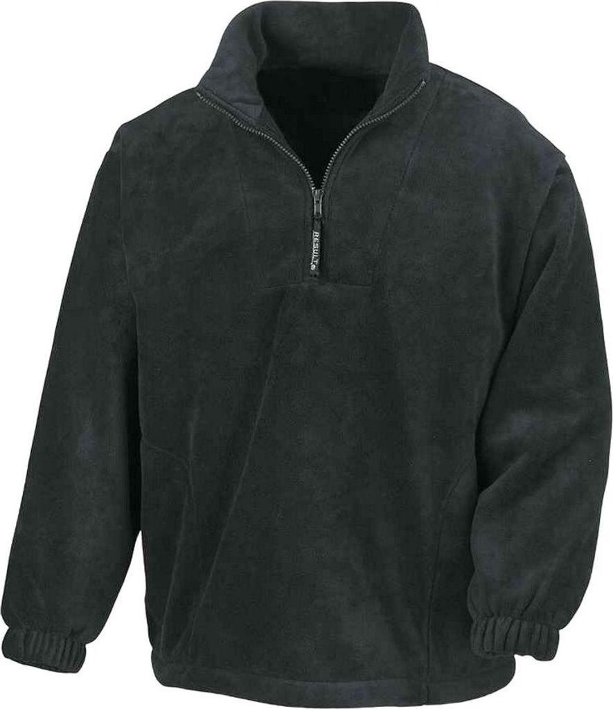 Result - "Polartherm" Fleece Reißverschluss für Herren/Damen Uni PC3804 (L) (Schwarz)