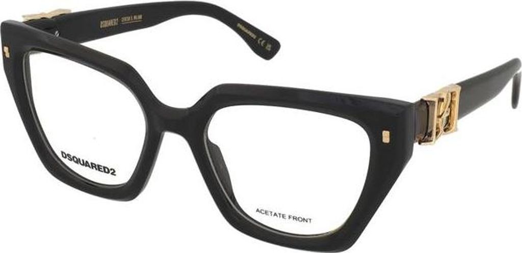 Dsquared2 D2 0186 Black 53/19/145 Damen Brillen