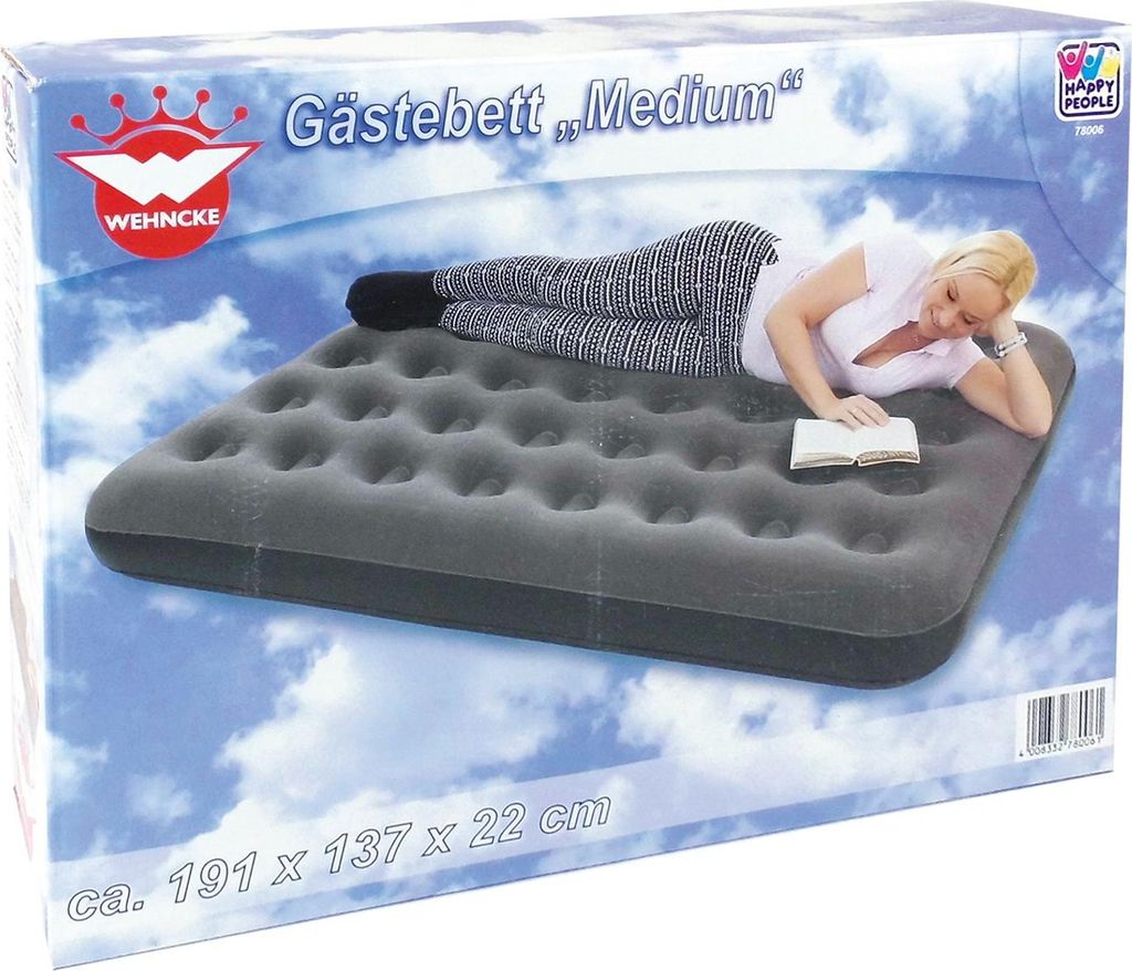 Gästebett 192x134cm HappyPeople 78006 Gäste-Luftbett Medium