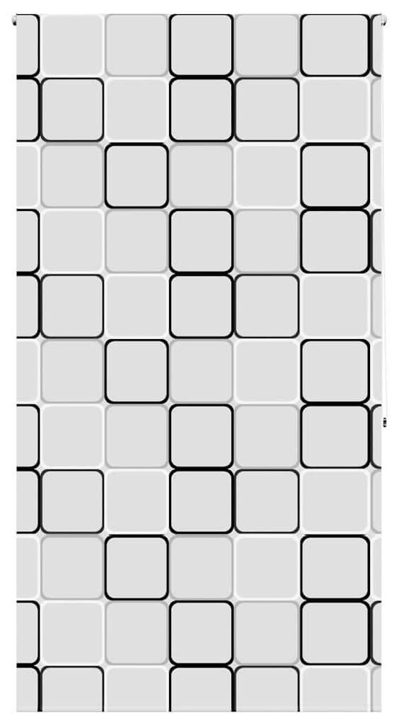 vidaXL Store de douche 120x240 cm Largeur du tissu 116 cm Image du produit 