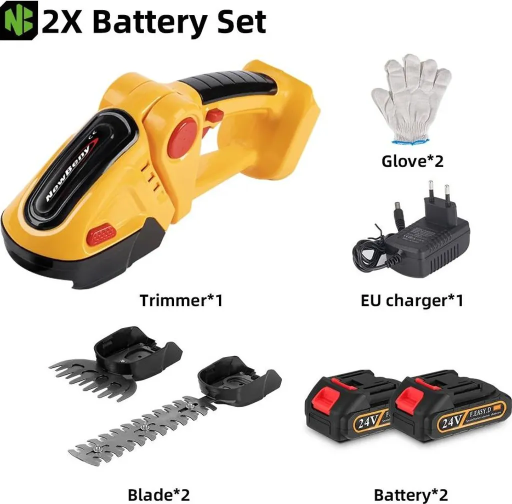 Tagliasiepi 20V Cordless 2-in-1 | Lame SK5 220mm | 20000 Giri