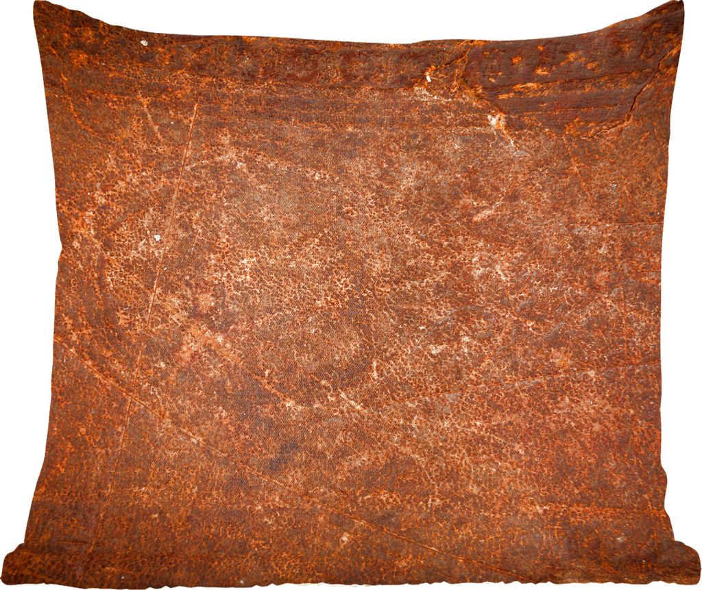 MuchoWow Zierkissen Sofakissen Wohnzimmer Dekokissen 45x45 cm Leder - Textur - Braun - Orange - Schlafpolster - Polster für das Sofa