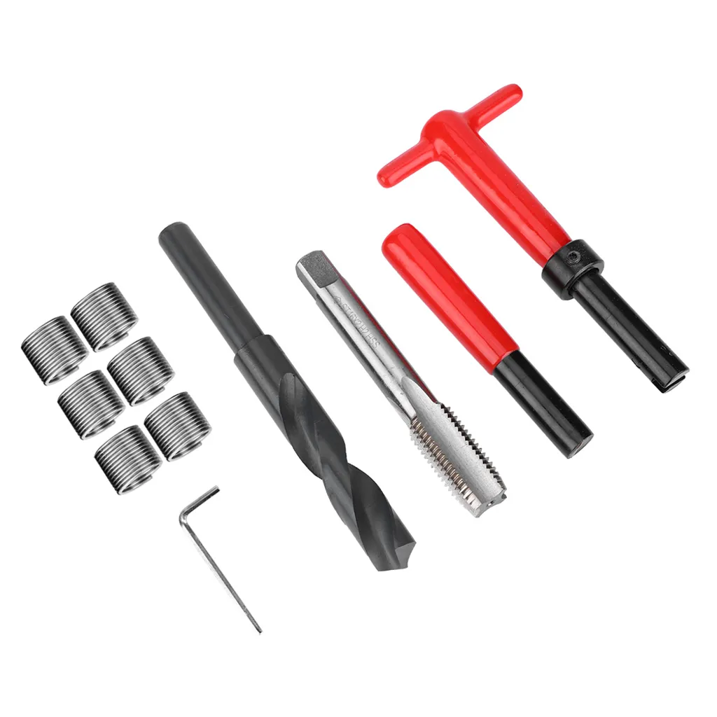 Coffret d'inserts filetés M16 x 2 - Kit complet avec mèche et tournevis