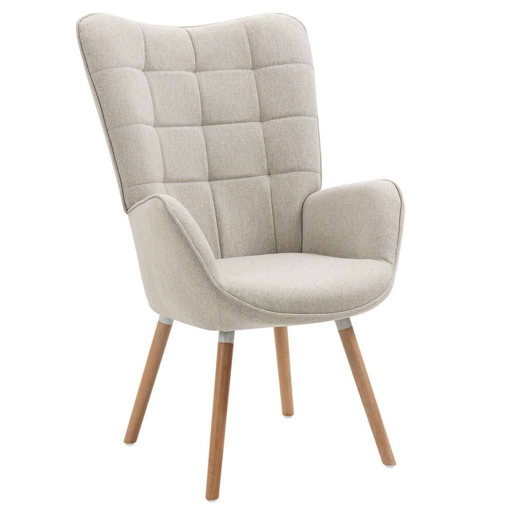 Meubles Cosy : fauteuil de style scandinave avec revêtement Image du produit 