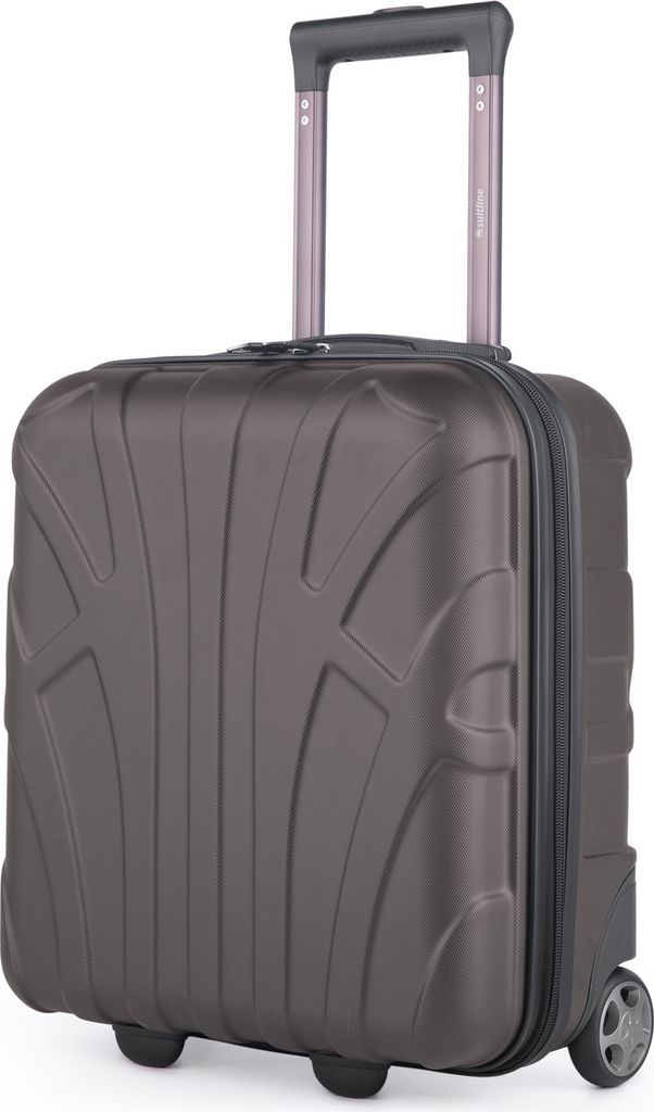 A single suitcase on a white background.