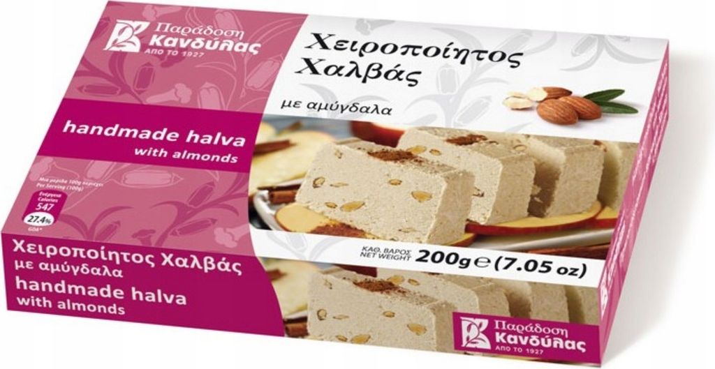 Kandylas Mandel-Halva 200 g handgemacht ohne Zucker aus Produktbild 