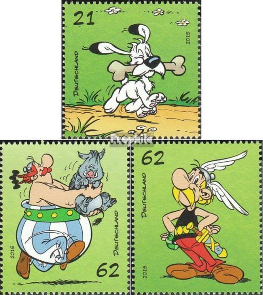 Briefmarken BRD 2015 Mi 3175-3177 (kompl.Ausg.) gestempelt Asterix