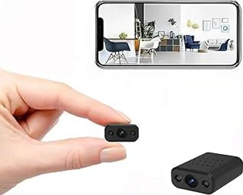 Mini Videocamera 4K Sorveglianza Ufficio WiFi 5GHz Nascosta