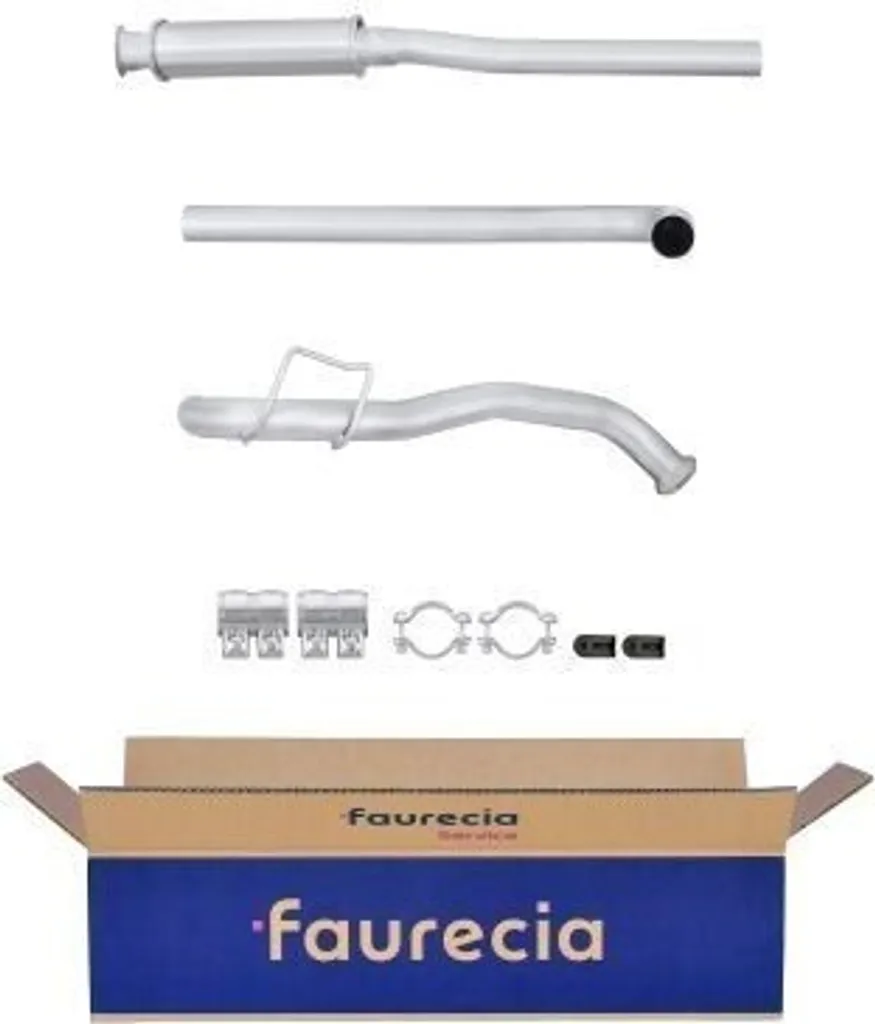 Silencieux avant HELLA 8LB 366 021-951 pour Renault Express et Rapid