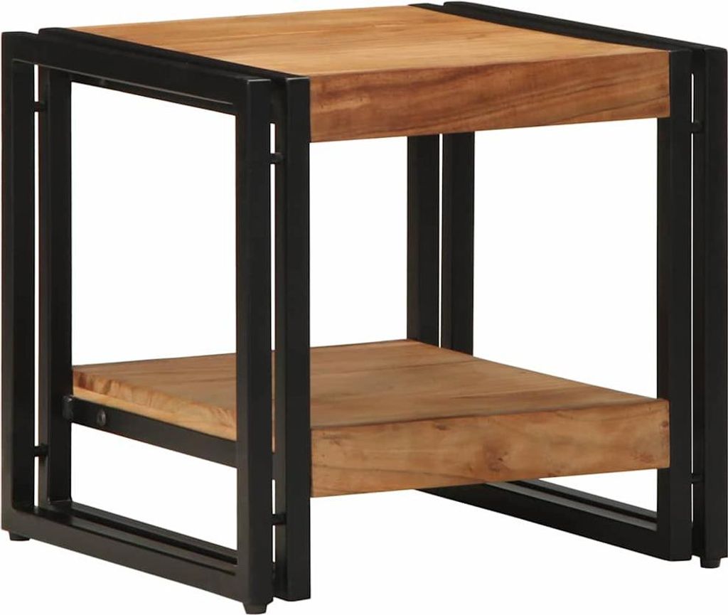 vidaXL Couchtisch Braun 40 x 40 x 38 cm Massivholz Akazie