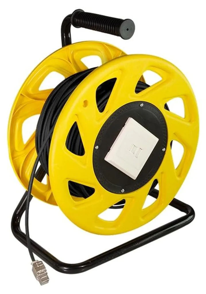 Câble Ethernet Cat 7 haute flexibilité TPE sur tambour de 60 mètres