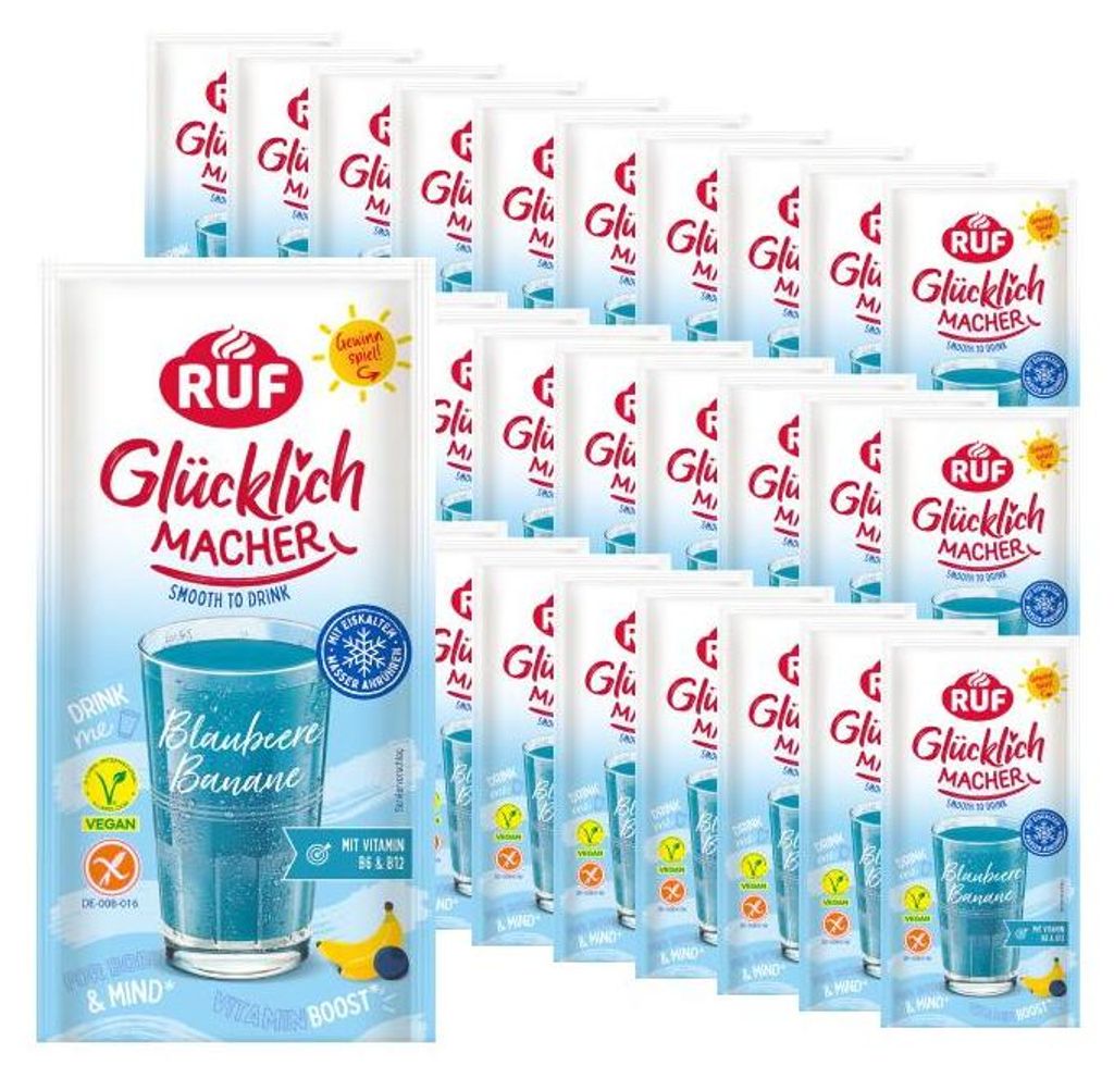 RUF Monats-Vorrat Glücklichmacher Smooth to Drink Blaubeere Produktbild 