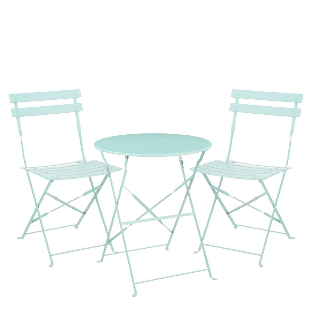 Mica Decorations Laurence Bistro-Set – 3er Set – Metall – Hellgrün