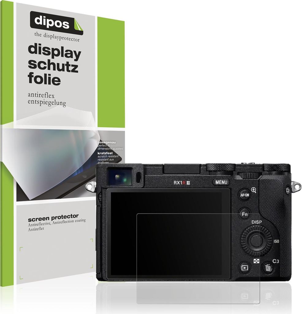 4x Schutzfolie für Sony DSC-RX1R III matt Displayschutzfolie Folie Display Schutz dipos
