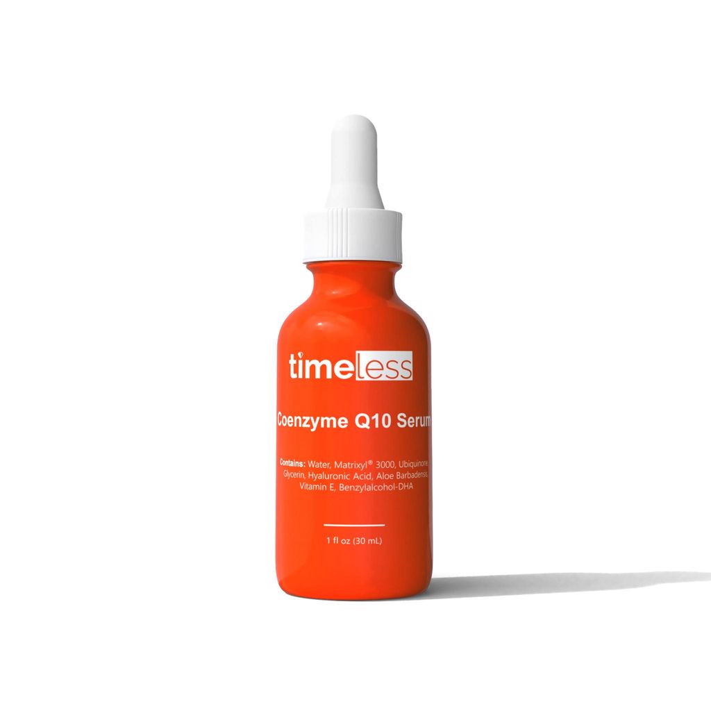 Gesichtsserum – Hautpflege – Anti-Aging-Serum – Q10-Serum – Gesichtsserum mit Coenzym Q10 – TIMELESS – Hautpflege – Q10-Serum mit Hya...