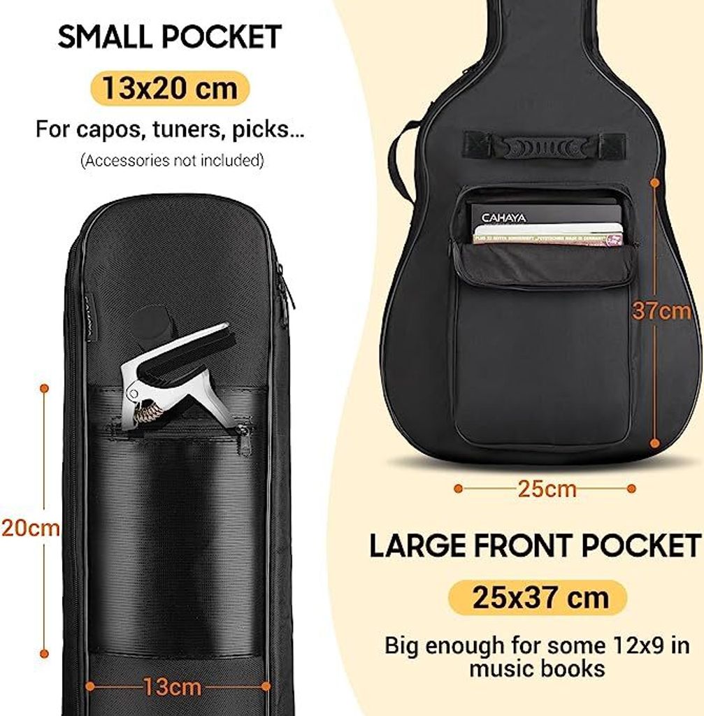 41" Gitarrentasche,Gitarre Taschen Guitar Gig Bag Für Akustikgitarre Und Klassikgitarren