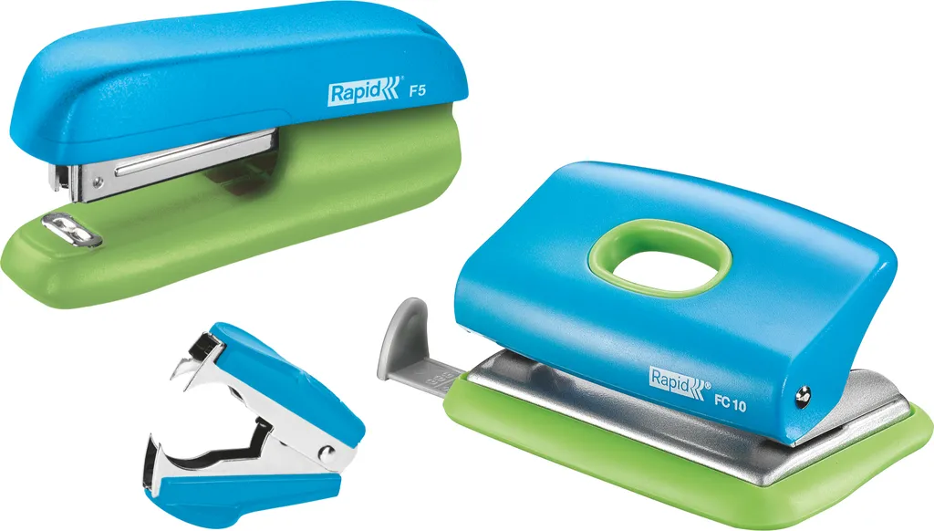 Super Prezzo Set Rapid 5000370 - Kit Ufficio Mini Blu/Verde 3-in-1