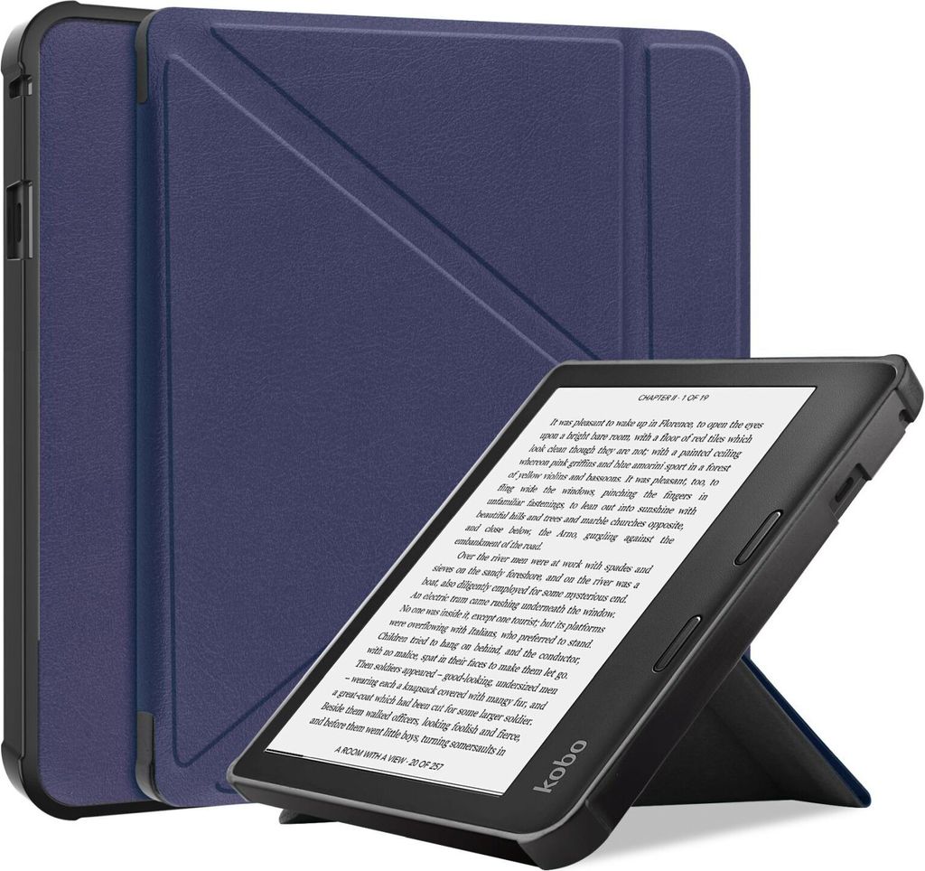 Schutzhülle für Kobo Sage eReader 8 Zoll Slim Case Etui mit Standfunktion und Auto Sleep/Wake Funktion Blau