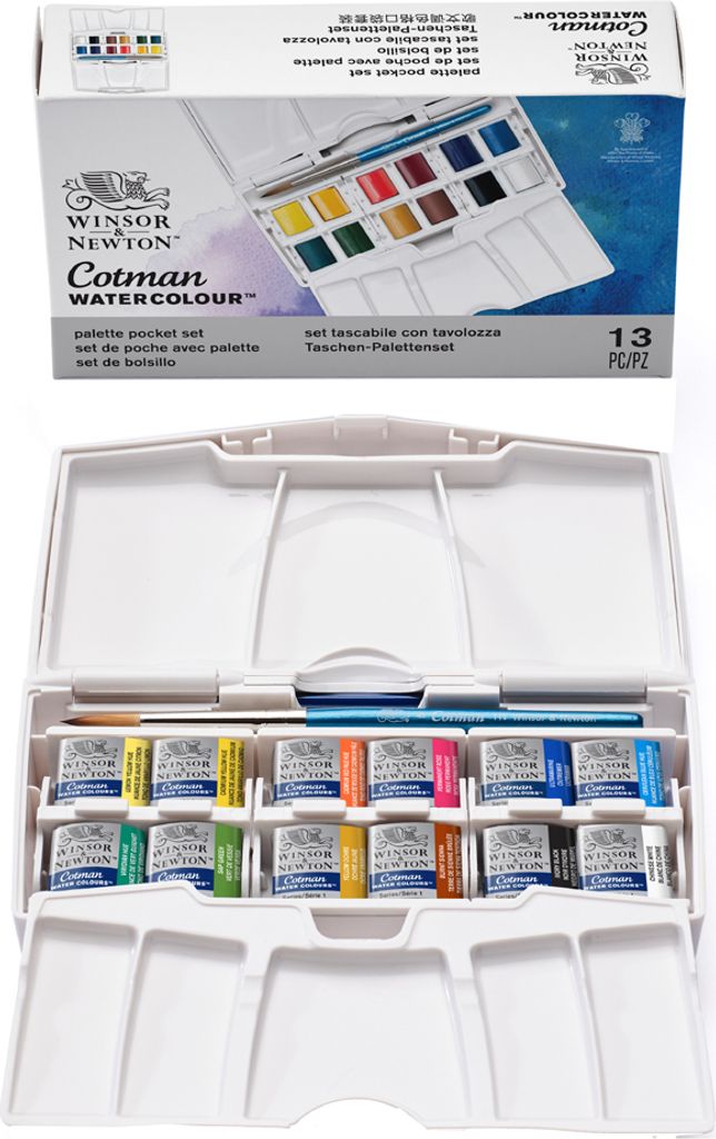 LEFRANC BOURGEOIS WINSOR & NEWTON Cotman Pocket Plus Set Produktbild 