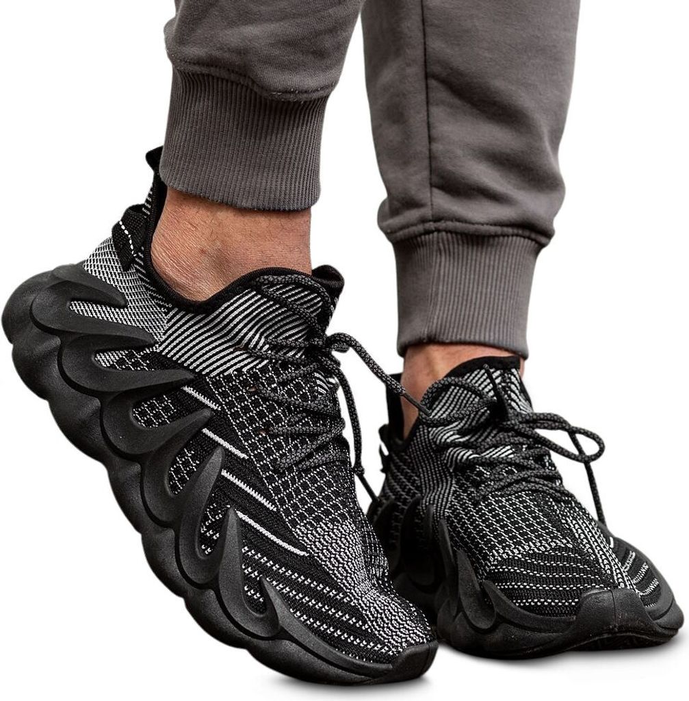 Herren Sneaker Sportschuhe Turnschuhe Freizeitschuhe Stoff Schuhe Komfort LiaO Gr.41