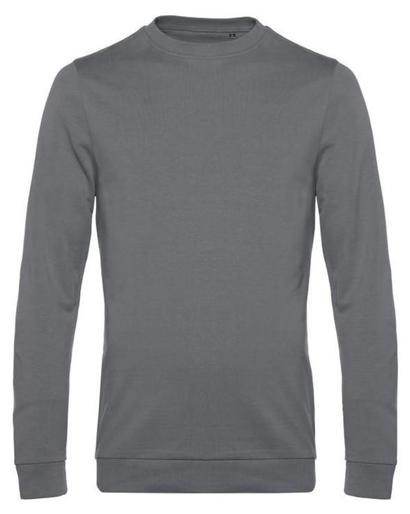B&C - Sweatshirt für Herren angesetzte Ärmel FK146 (XS) (Elefantengrau)