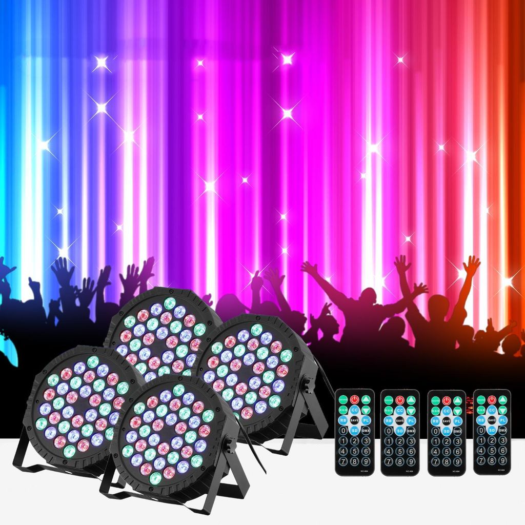 LED Discolicht 36W Disco Partylicht DMX PAR Can Licht RGB Produktbild 