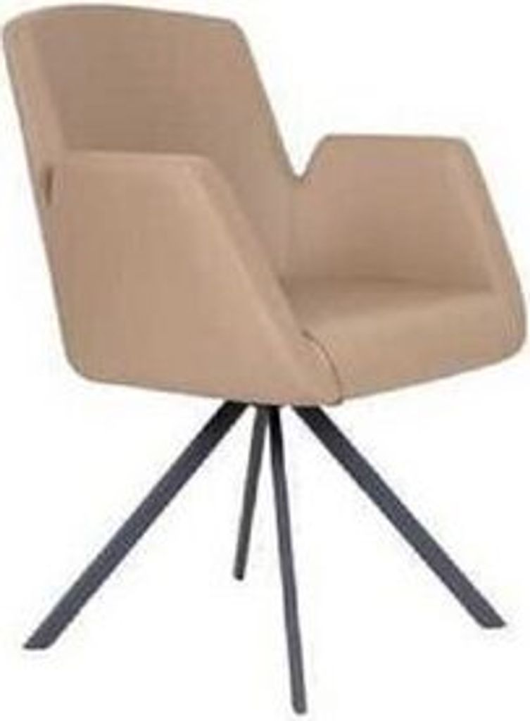 Stuhl Polsterung Kunstleder Bürostühle Modern Computer Stühle Möbel Beige Neu JVmoebel