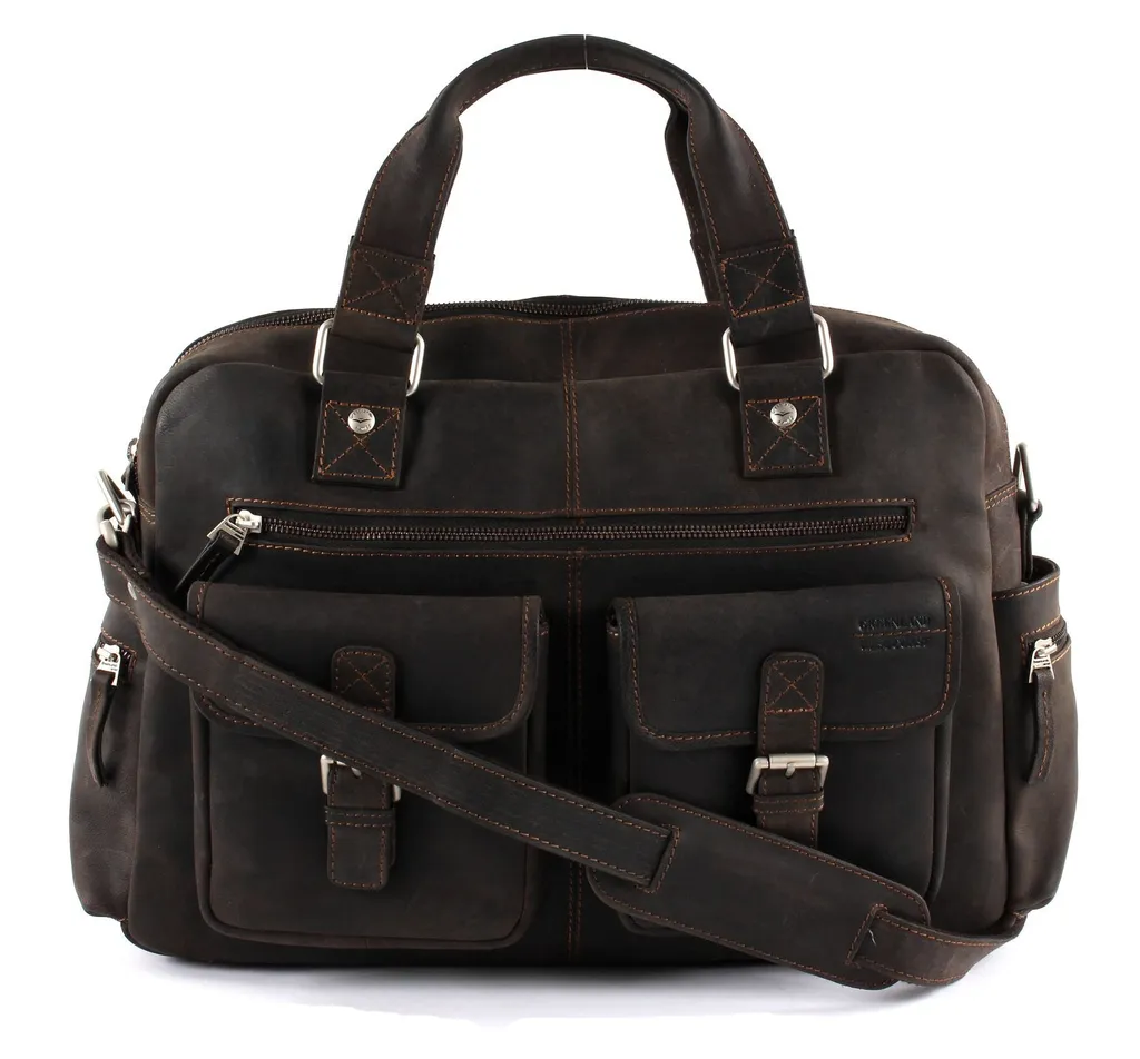 Grand sac business cuir marron pour transporter vos dossiers A4