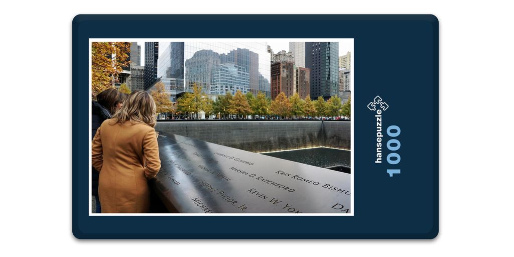 hansepuzzle 10568 - One World Center Puzzle, 1000 Teile, Gebäude, 60,0 x 46,0cm mit hochwertiger Aufbewahrung, Kartonbox & Beutel
