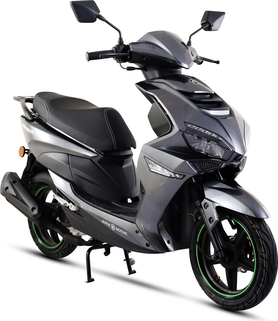 Motorroller Powermax 50 ccm 45 kmh EURO 5 dunkelgrau Produktbild 
