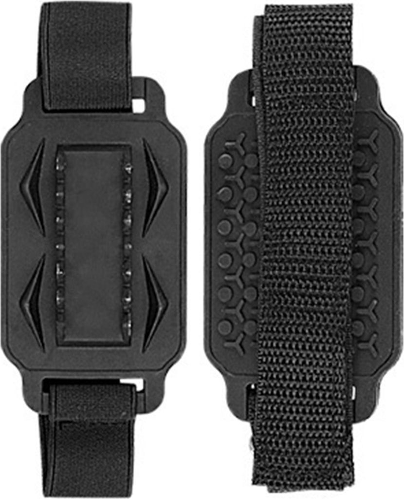 1 Paar Schuh-Steigeisen 14-Zahn-Schneeschuh-Spikes Verstellbarer starker Griff Anti-Rutsch-Universal-Eis-Schneeschuh-Steigeisen