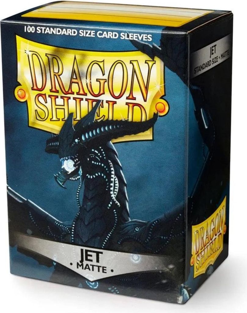 Dragon Shield - Standard Sleeves - Matte Jet (100 Sleeves) Produktbild 