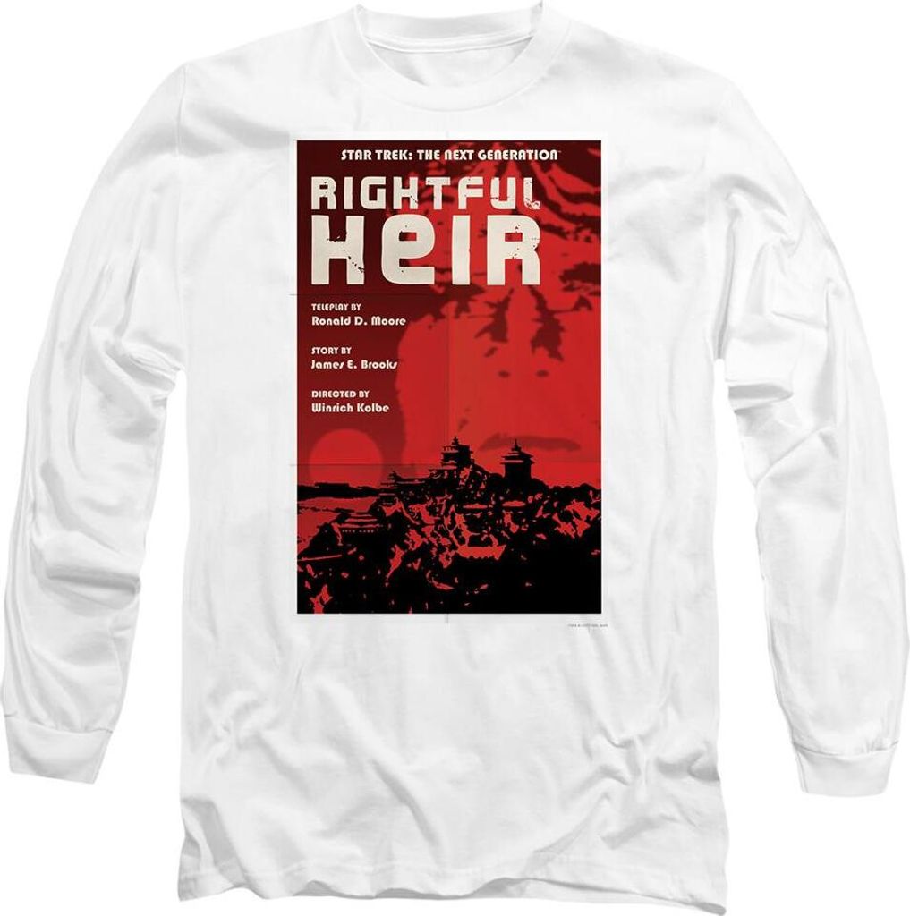 Star Trek - "The Next Generation Season 6 Episode 23" T-Shirt für Herren/Damen Uni TV10083 (XL) (Weiß)