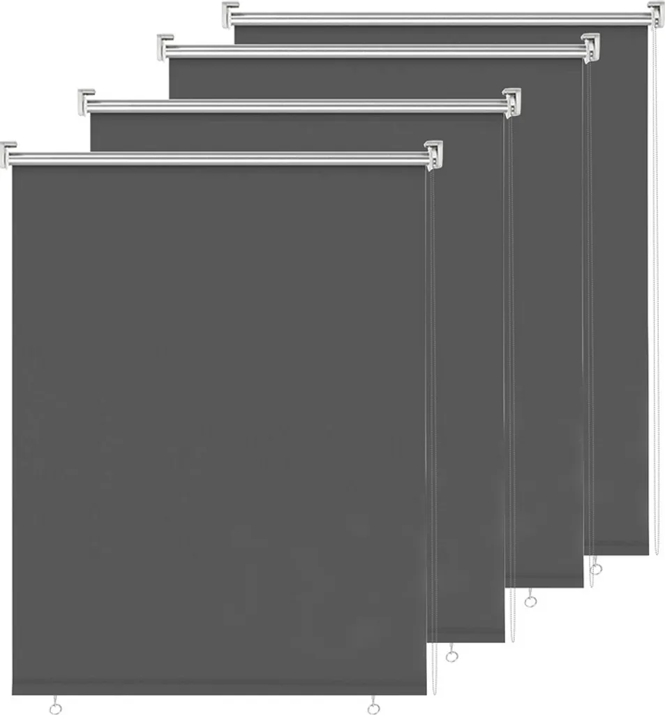 Jiubiaz tenda verticale 180 x 240 cm tenda da sole per balcone, tenda verticale resistente ai raggi UV, protezione dal vento e privacy, in metallo e poliestere, antracite