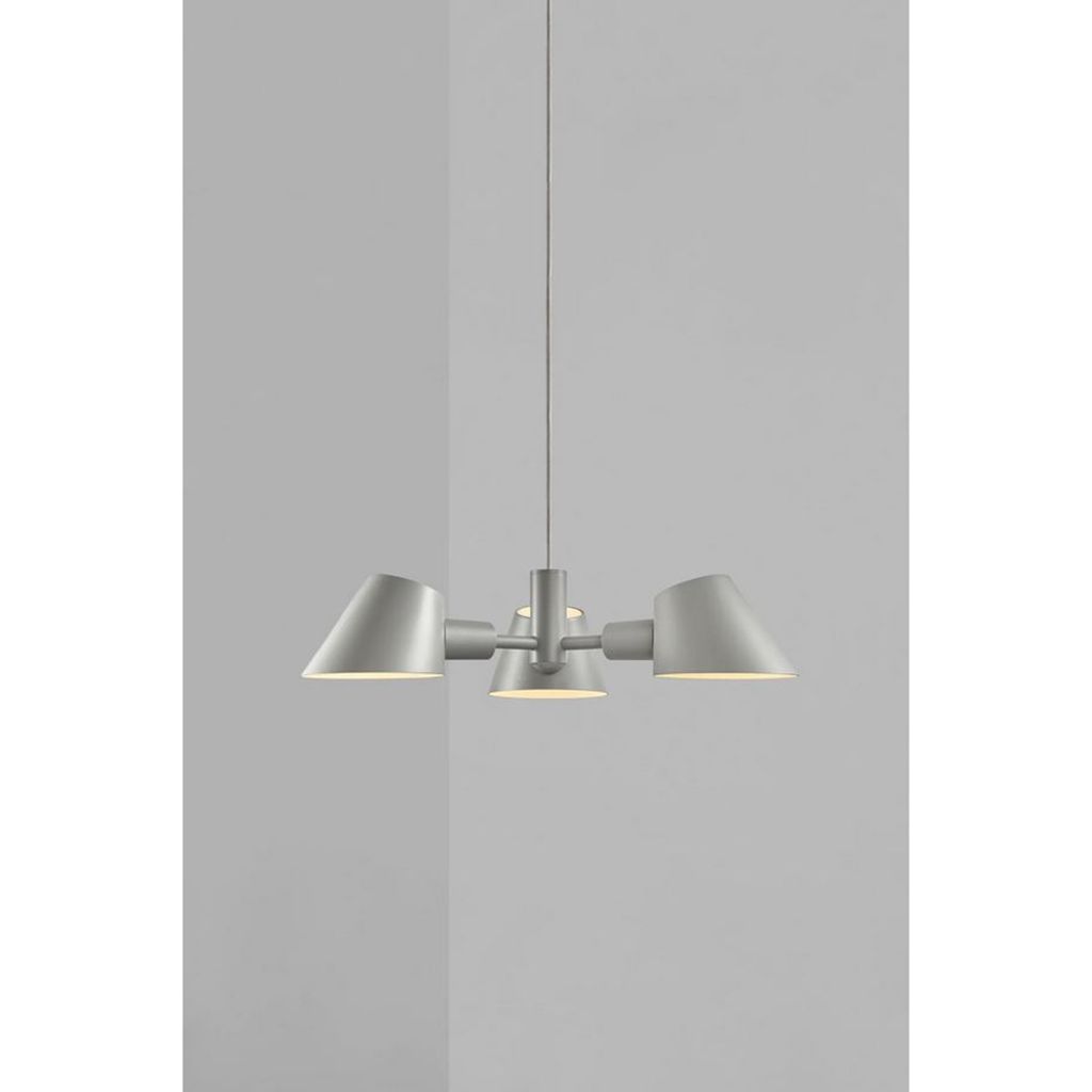 Nordlux Pendelleuchte Stay 3-Spot Grau max. 3 x 60W E27 ohne Leuchtmittel kürzbar