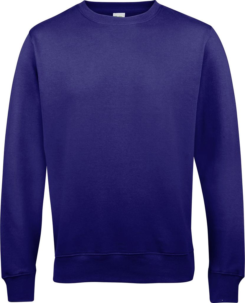AWDis Just Hoods Uni Sweatshirt mit Rundhalsausschnitt RW2014 (M) (Violett)