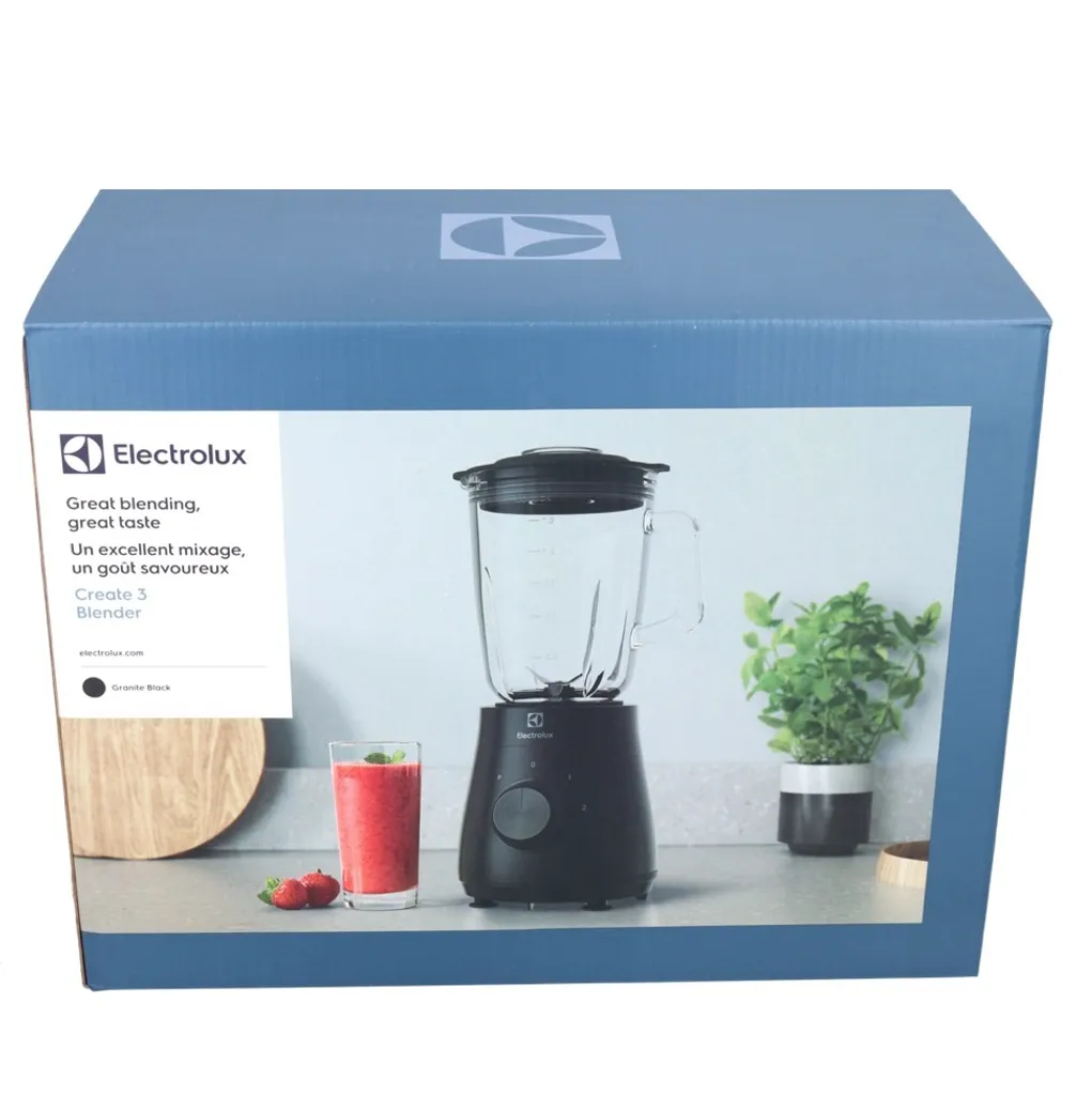 Blender 500W Electrolux E3TB1-4GG 1.5L Gris - Lames en Inox Puissantes