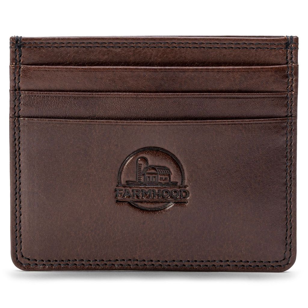 Farmhood Kartenhalter Memphis Credit Card Holder Dark Brown dunkelbraun