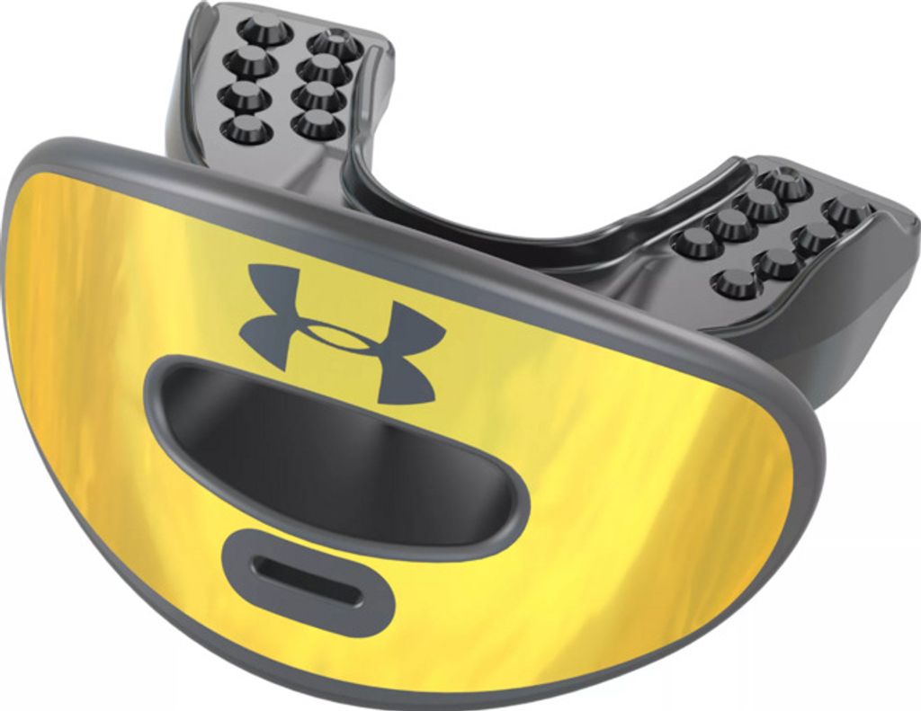 Under Armour Armour Air Lip Guard Adult Chrome Gold American Football Artikel