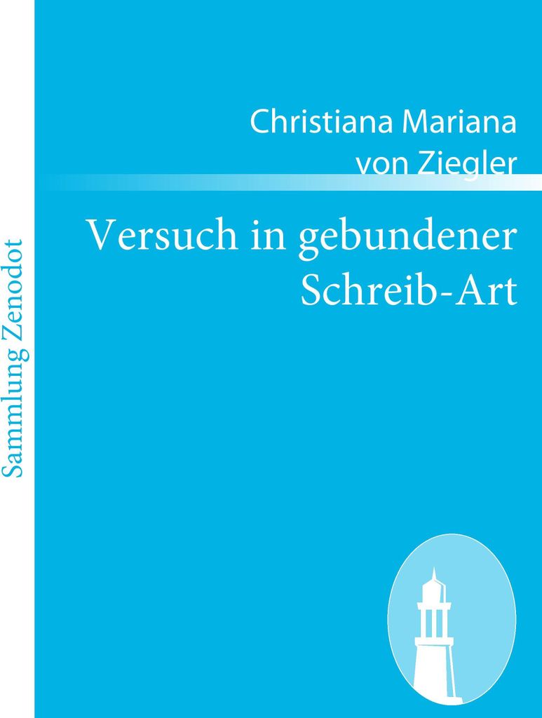 Versuch in gebundener Schreib-Art