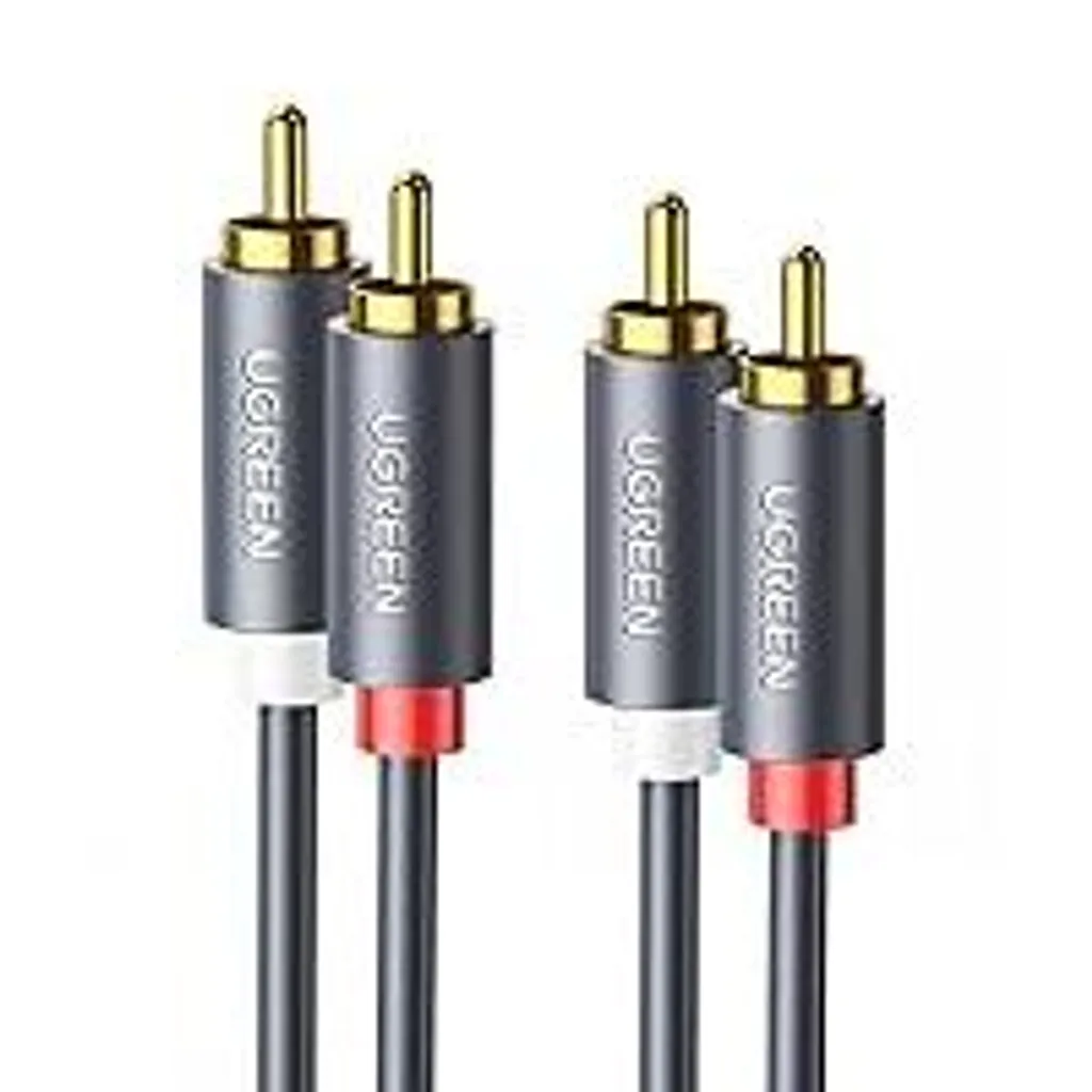 Cavo Audio Stereo 2RCA UGREEN 2M: Rame OFC e Schermatura Pro