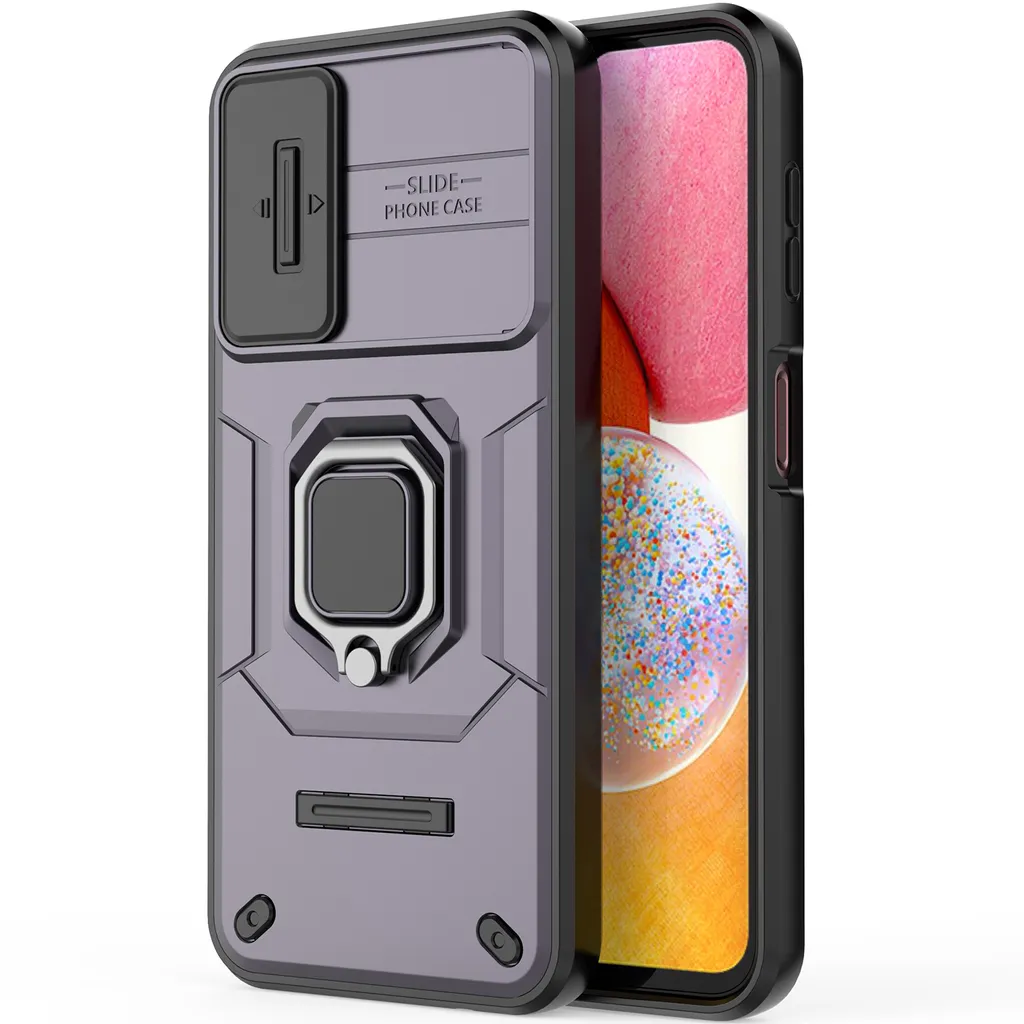 Cover Viola Samsung A14 5G - Design Moderno e Protezione Fotocamera - 6