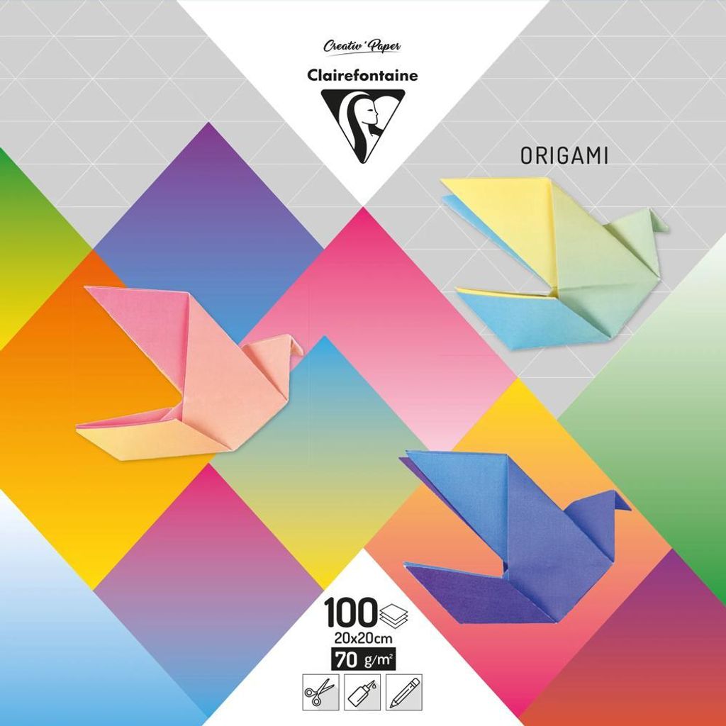 Clairefontaine - Origami Clairefontaine Gradient 20x20 100V Produktbild 