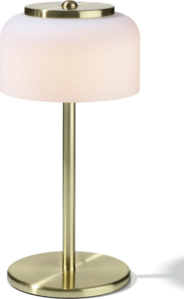 casa NOVA Tischleuchte PISA DH 18x33 cm gold Tischlampe Klemmleuchte