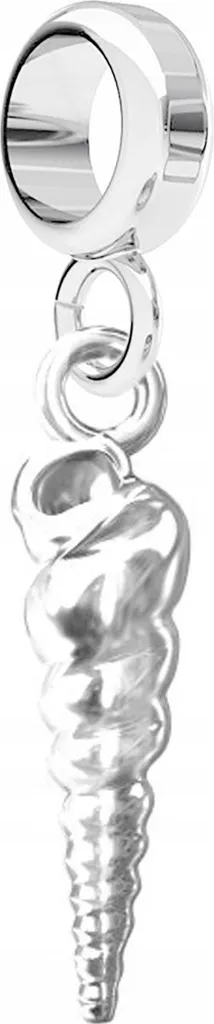 Charms Argento Sterling Shell Sopel Ocean Beach Spiedino Argento 925