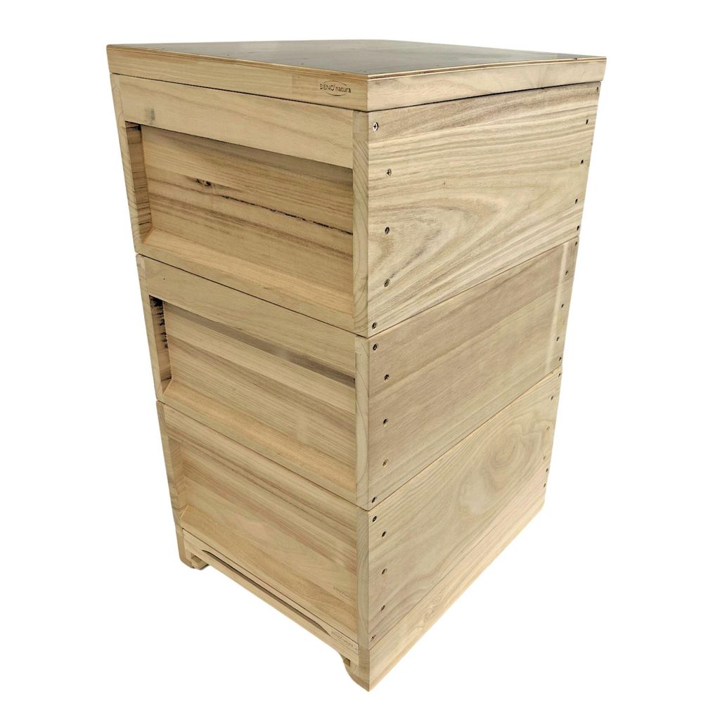 Liebig 12er DNM Komplettbeute Holzbeute mit FLACHBODEN