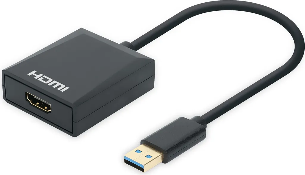 Manhattan Adaptateur USB-A vers HDMI 1080p 60Hz USB 3.1 Gen 1 - Noir