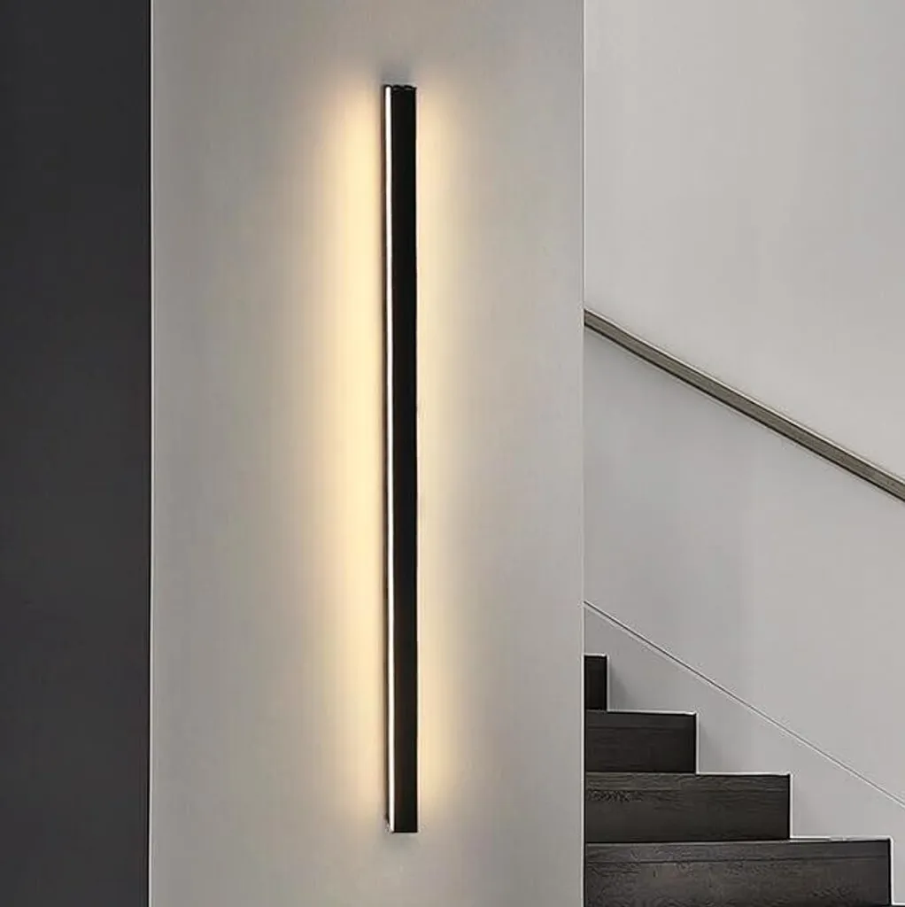 Éclairage Mural LED 100cm pour Salon et Chambre Noir Ambiance Chaleureuse